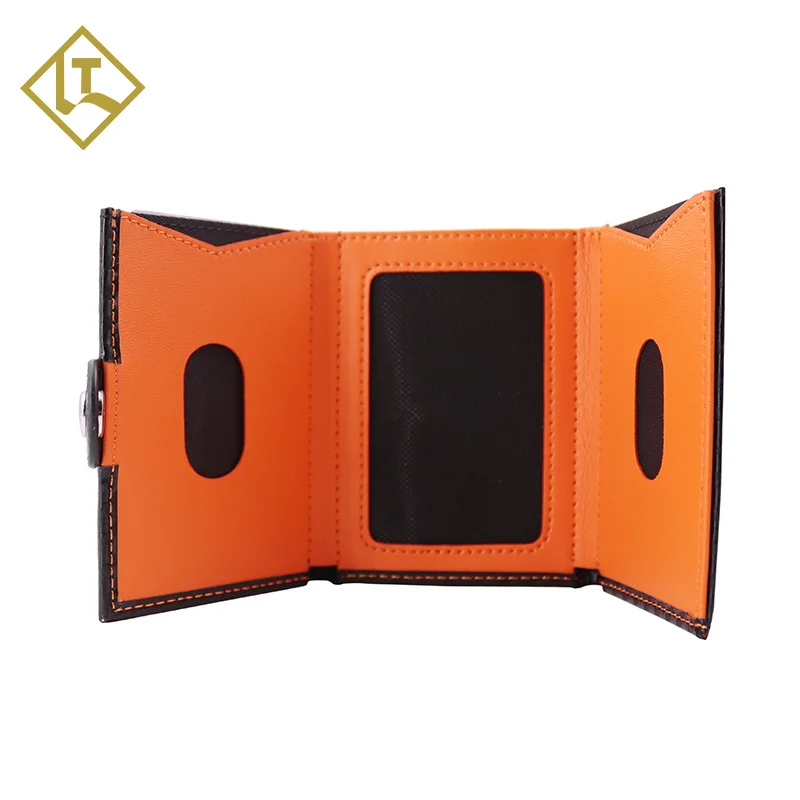 Litong Leather Minimalist Men's Wallets with RFID Blocking