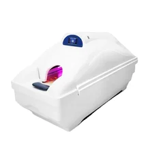 2023 New high-end design Acrylic lying ozone automatic sterilization unit hydrotherapy spa capsule with Bluetooth music