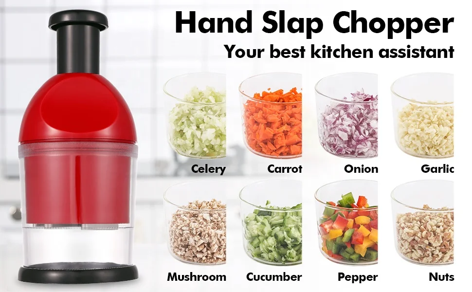 Kitchen Gadget Multifunctional Manual Food Hand Slap Chopper