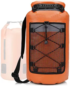 High Quality Ocean Pack With Phone Pouch Roll Top Fishing Rafting Boating Swimming Waterproof Backpack Dry Bag