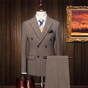 Slim Suit European and American Groom Suit Men's Wedding