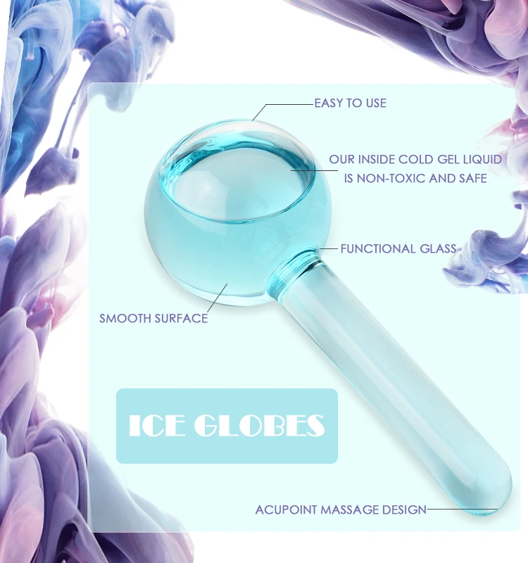Stronger Glass Cold Face Massage Facial Ice Globes Buy Ice Globes