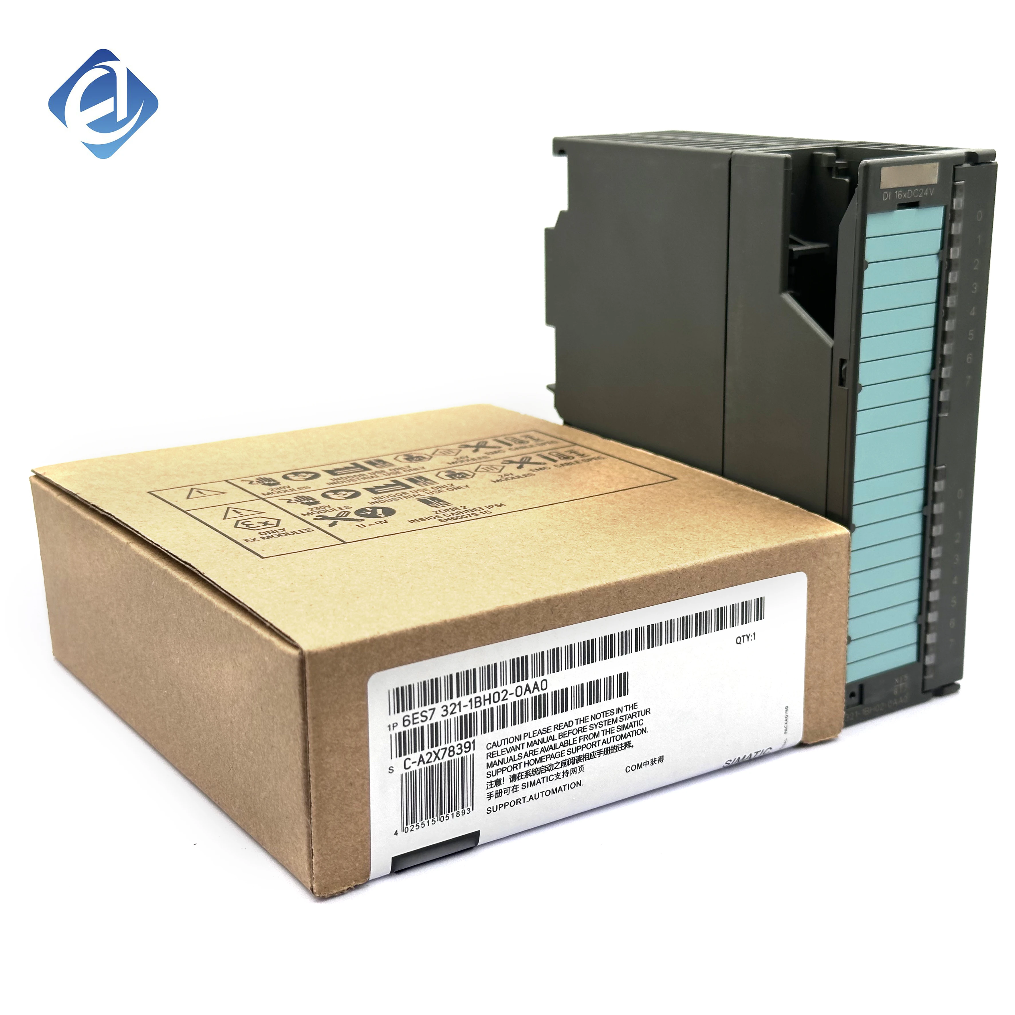 New Original 6ES7321-1BH02-0AA0 6es73211bh020aa0 SIMATIC S7-300 Digital Input Module Stock in Warehouse