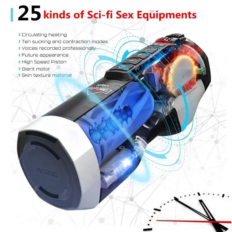 Automatic Piston Telescopic Real Vagina Male Masturbator Cup Sex Moaning  Perfume Flirting Sucking Vibrator Sex Toys for Man