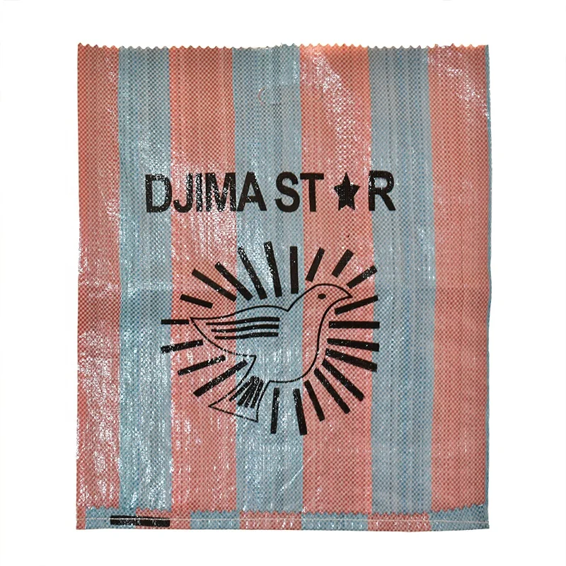 African Style Printing Logo Label China Polypropylene Shopping Laminated Pp Woven Zipper Bags