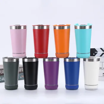 New 304 Stainless Steel Thermos Mug insulated water bottle with bluetooth speaker