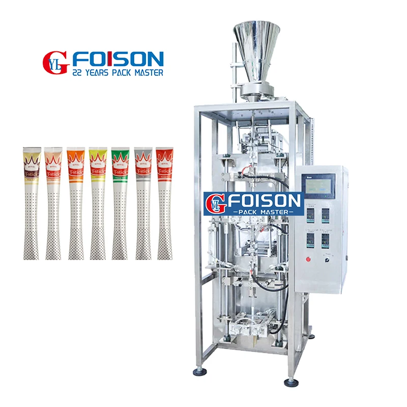 Professional Customize Automatic Perforated Tea Stick Inner and Outer Sticks Granule Stick Packaging Machine