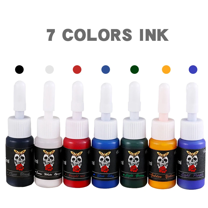 Tuffking Oem 7 Colors Tattoo Ink Body Art Pigment Tattoo Buy Body Art