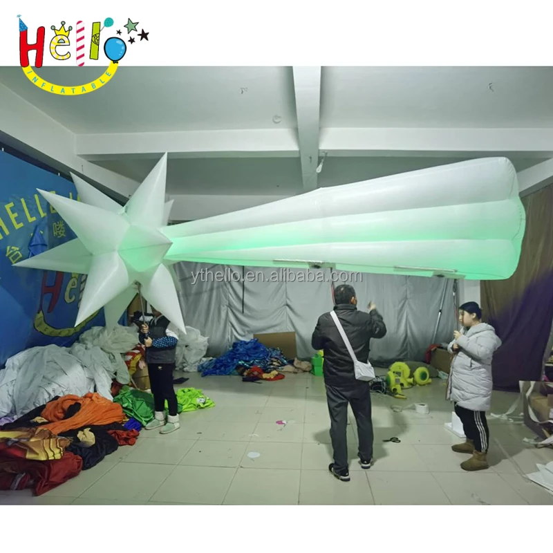 Led Stage Performance Inflatable Meteor Costume Inflatable Walking Costume With Led Light