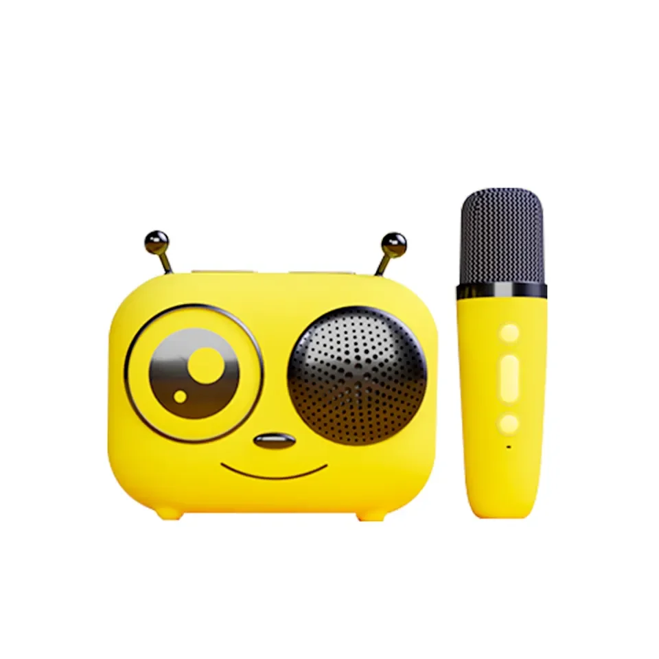 Micro Karaoké Enfant Bluetooth - 5 Fonctions, Changement De Voix, Cadeau 5-12 Ans