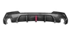 Double sided single output with light Carbon Look