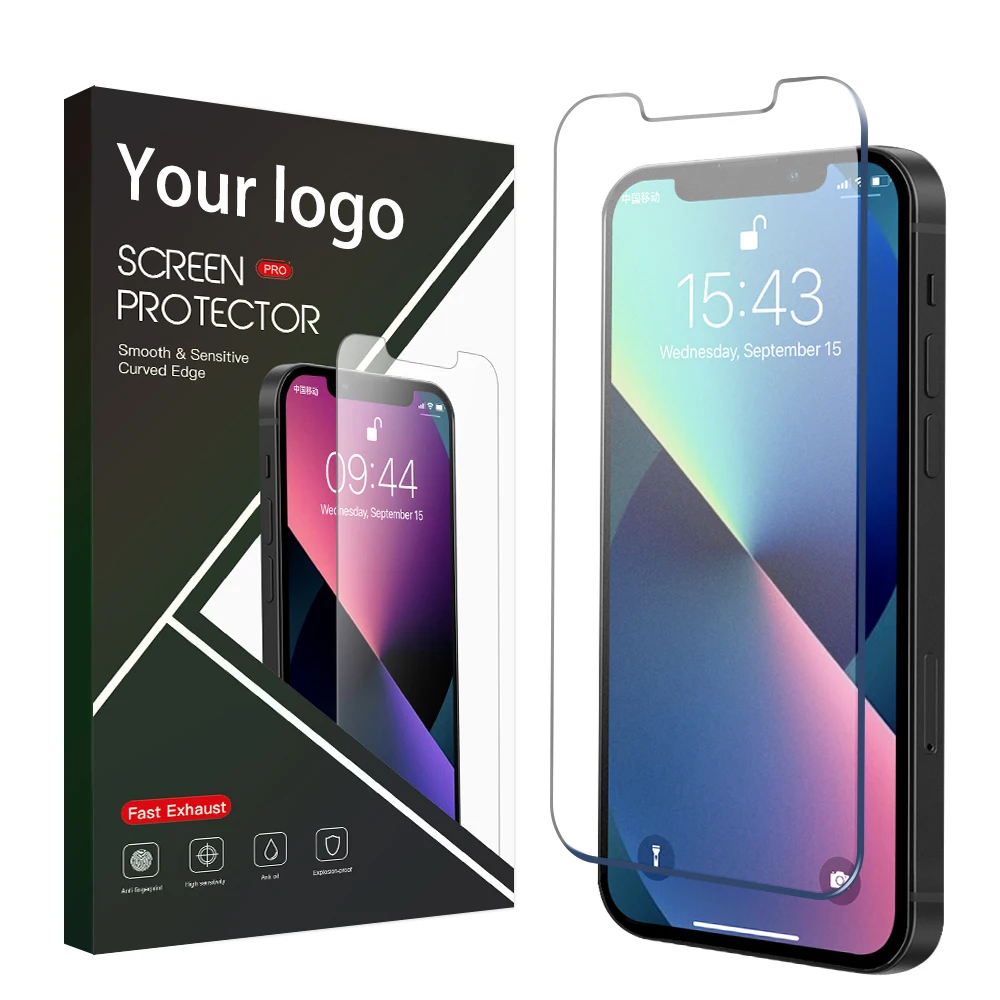 2.5D Full Cover for Protector Well Tempered Glass Screen Protector for iPhone 13 14 15 16 17 Mini Pro Max All Models