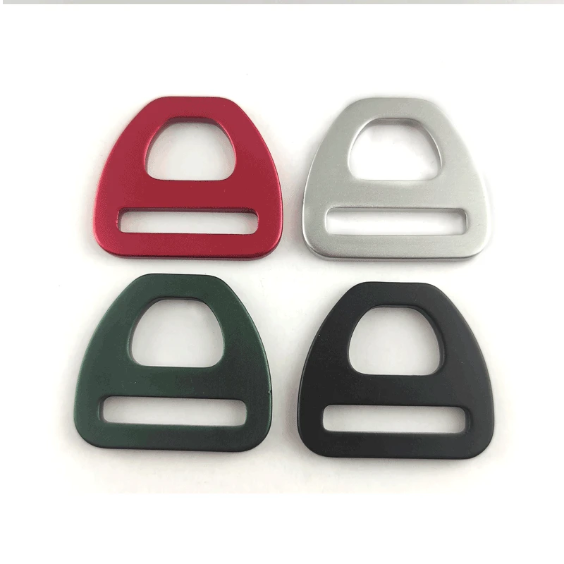 Алюминиевое треугольное d-образное кольцо для ошейника для собак, 15 мм, 20 мм, 25 мм, 38 мм, 45 мм