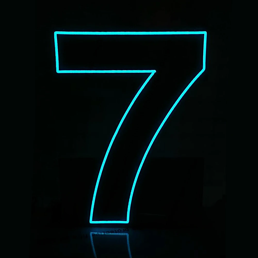 Winbo Free Design Rgb Neon Numbers Signs Standing And Hang Dropshipping