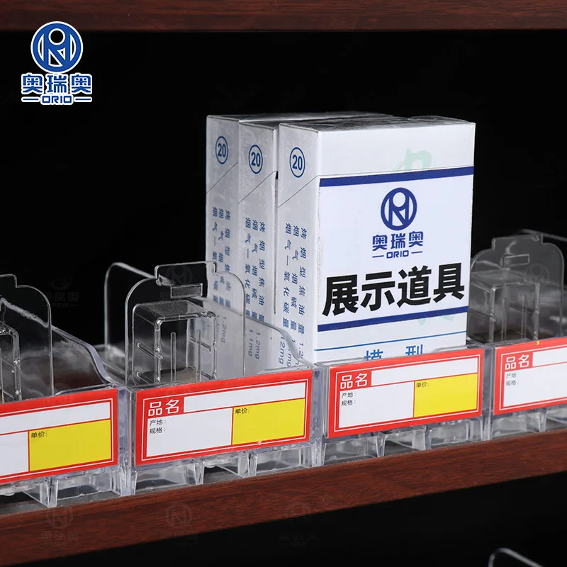 Custom Wall Mounted Cigarette Dispenser Display Pusher Convenience Store  Smoke Shop Cigarette Display Rack with Pushers