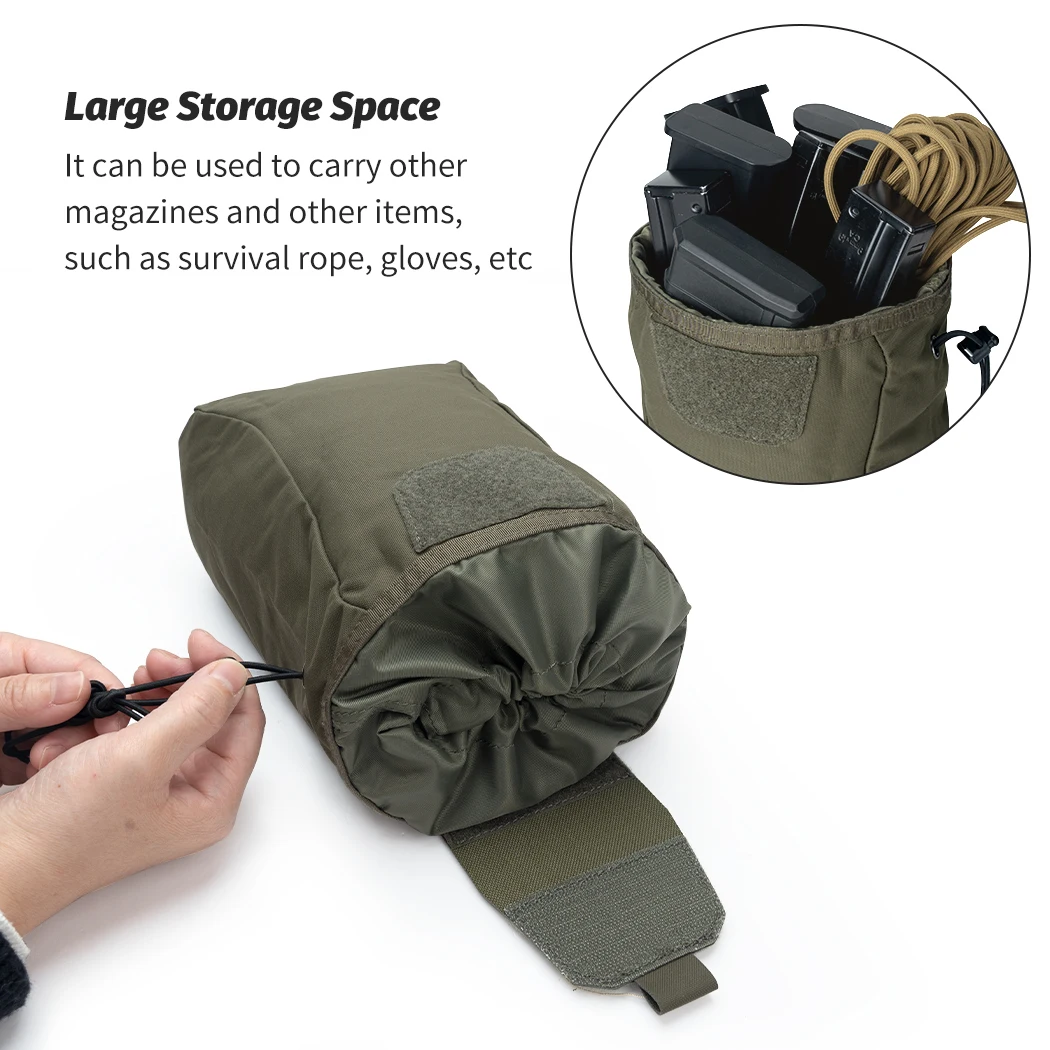 TOPTACPRO Cordura Dump Pouch Tactical Foldable Recycling