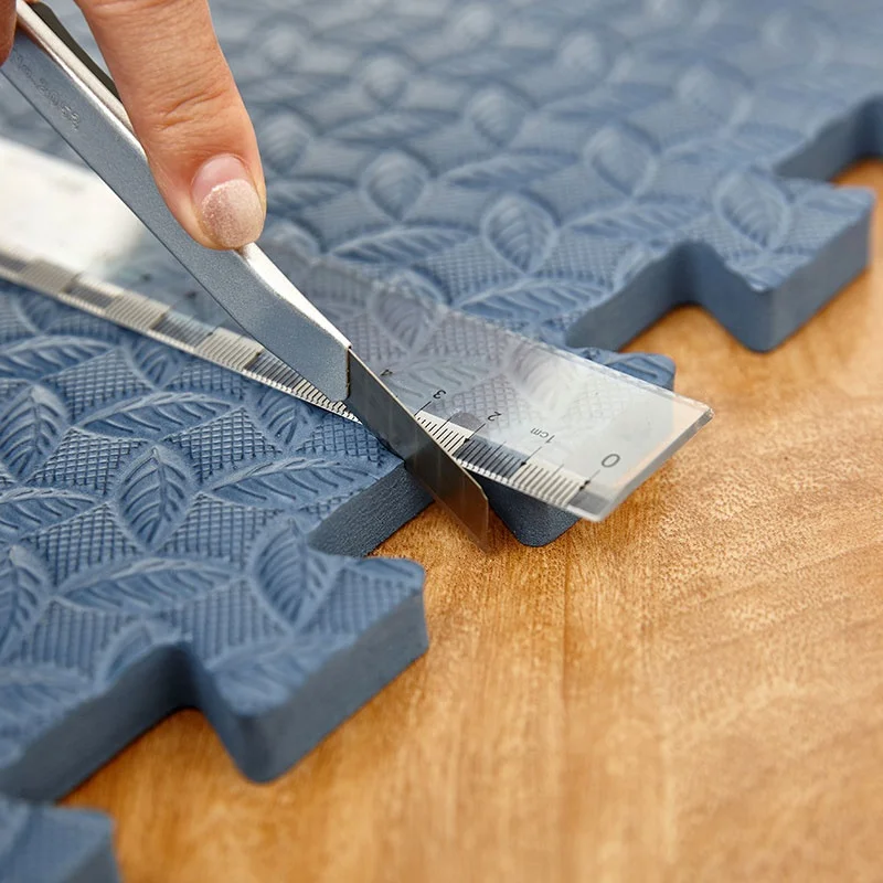 Aji 60cm Interlocking Puzzle Mat Health Protect Colchoneta Pisos De Goma Kids Foam Play Mat for Baby Child Set Floor Mat