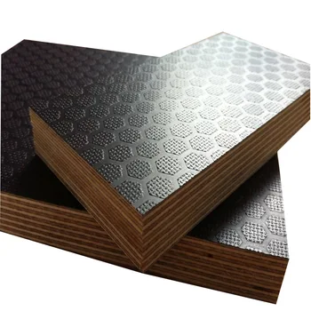 2500x1250x18mm Anti-Slip Plywood / Anti Slip Film Faced Plywood for Building