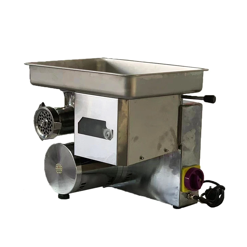 Stainless Steel Refrigerated Meat Grinder Automatic Meat Slicer for Kitchen Use