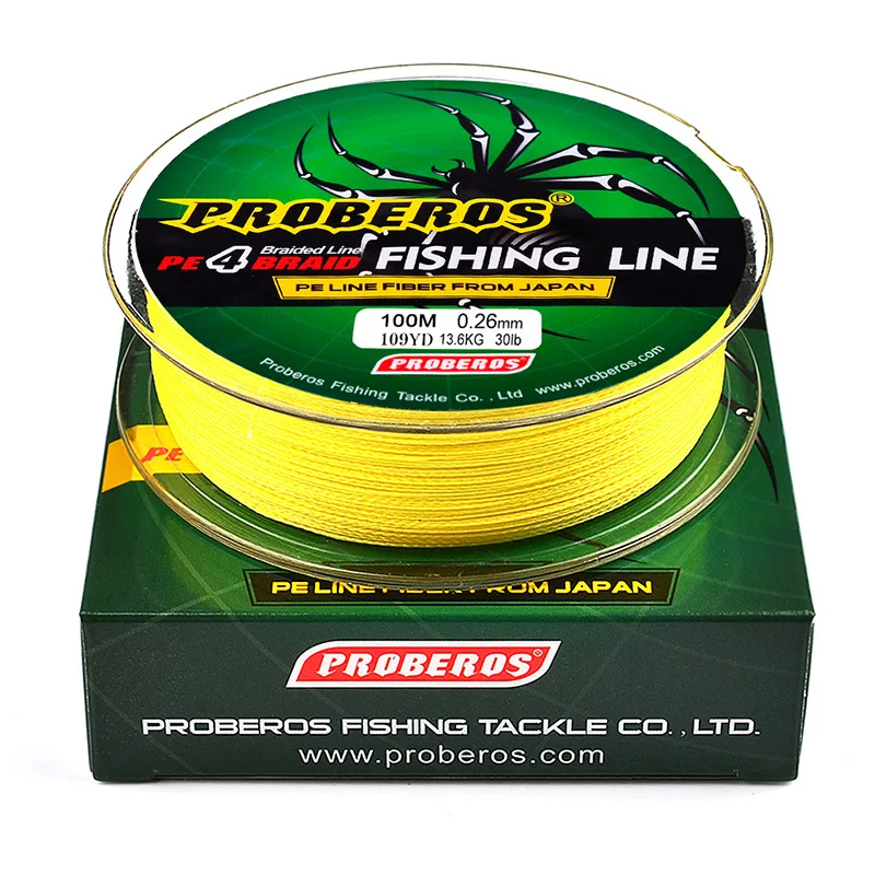 Quality PROBEROS Fishing Line 4X 5