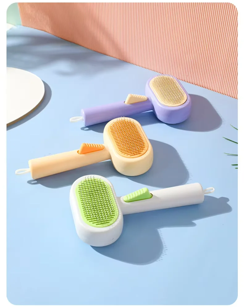 Hot Sale 2in1 Multifunctional Pet Double-Sided Deshedding Brush for Dogs Cats Loose Hair Removal Grooming Cleaning Supplies9