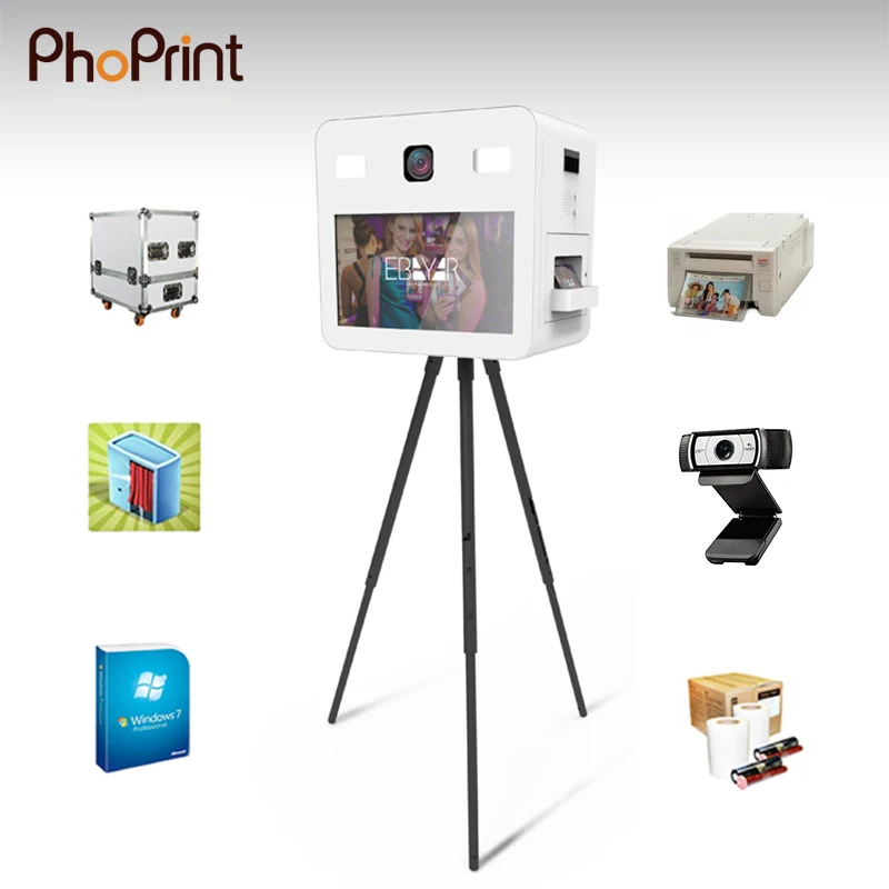Compact Selfie Props Photo Booth Box Printed Photomaton for Camera Small Design on Sale