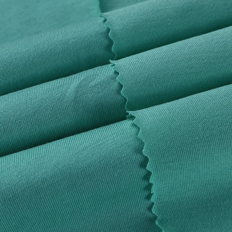Low Moq Rolls Of 180 Gsm 100 Cotton Mercerized Jersey Fabric Cotton