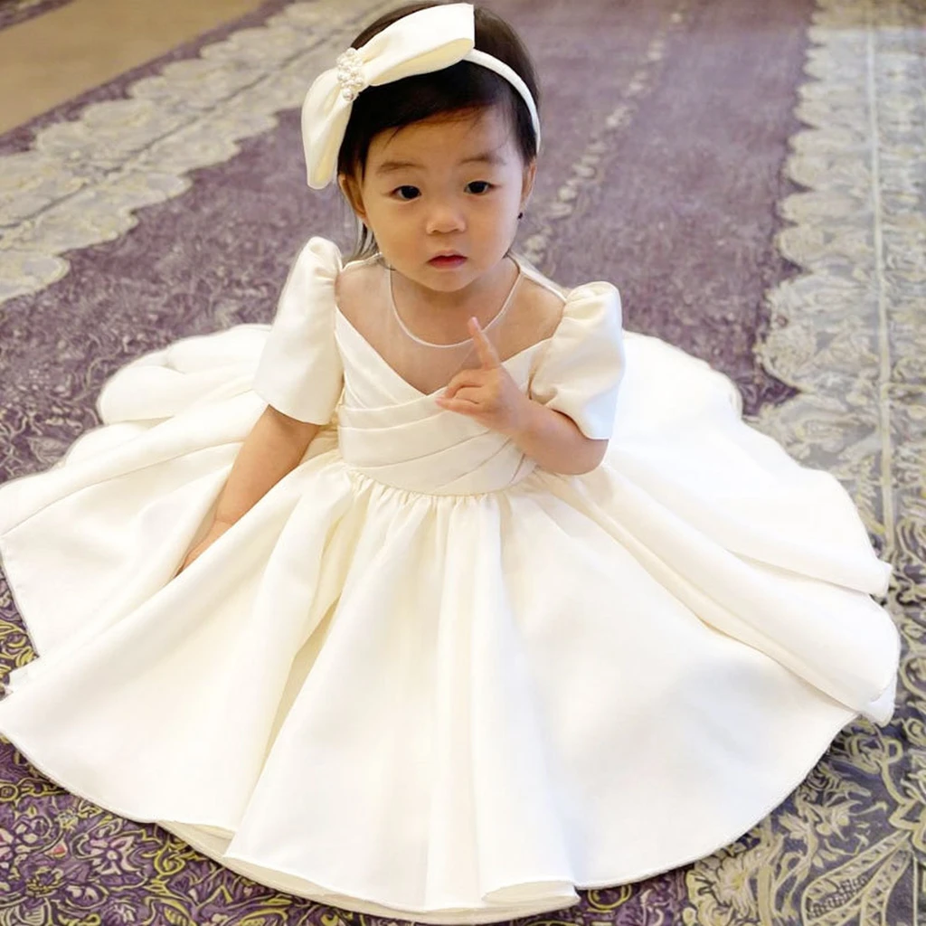 ODM Wholesale Children's Floral Pattern Birthday Dresses Infant