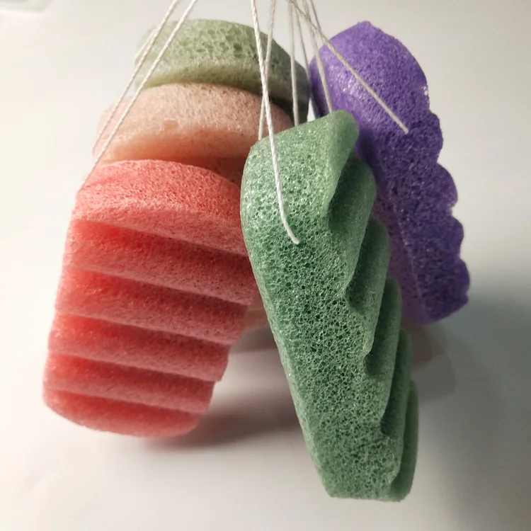 Konjac Soft Facial Bath Shower Sponge Body Pouf Scrubber Exfoliating