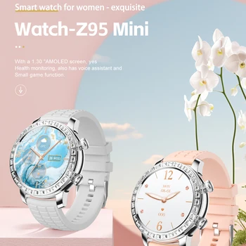 Z95 Mini Smartwatch para damas Mujeres GPS Spirit Island Watch NFC Compass  SOS Despertador IP67 Nueva pulsera de peregrinación