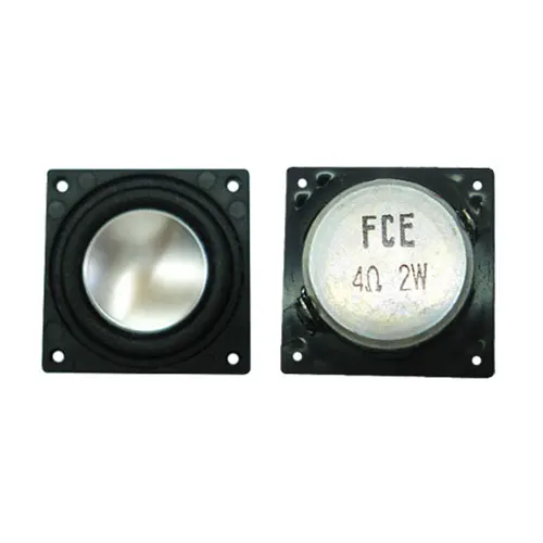FCE 34x34mm 4Ω 2W Square Full Range Miniature Speaker for Intercom Alarm Panel Device