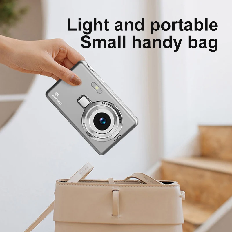 Yuniq New Muti Color 16X Zoom 2.4-Inch Hd Screen 96 Million Pixels Video Creative Compact Digital Cameras for Kids Q12 CCD