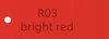 Bright red