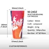 90-700 injection molded cup-metal film inner label
