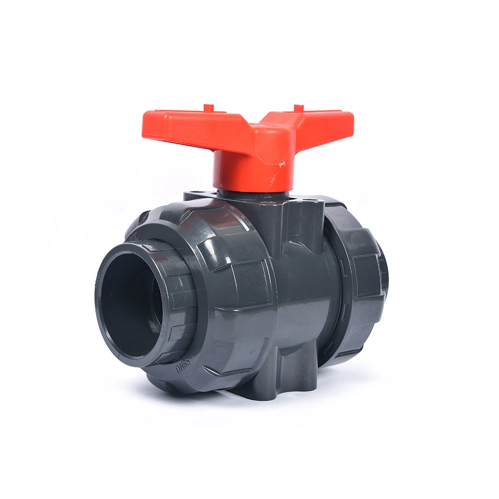 Manufacturer High quality durable useful UPVC DIN Standard plastic true union ball valve price