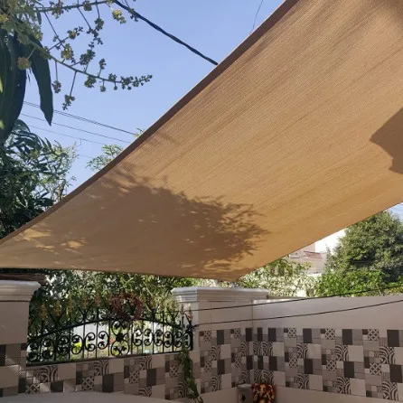 Large HDPE Shade Sails Outdoor Canopies Sun Anti UV Shading Nets Garden Boat Courtyard Windproof Shading Sail