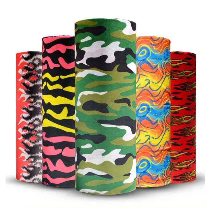 Custom Outdoor Running Turban Bandana Multifunctional Seamless Sports Tube Magic Bandana Multipurpose Headband Bandana