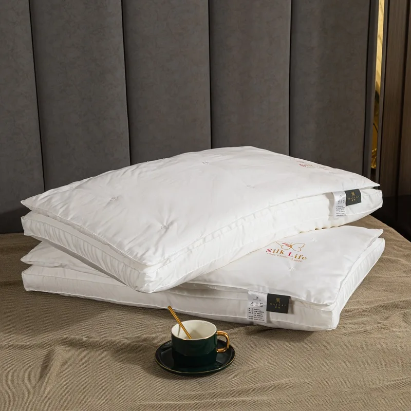 Aimaylai High Quality Mulberry Silk Inner Cotton Pillowcase Custom