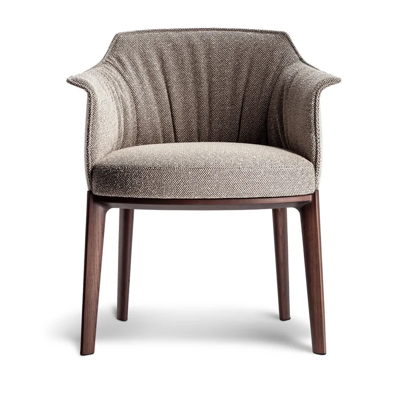 Hot Sale MERRY Contemporary Dining Chair Home Furniture Zhejiang Solid Color PU with Metal Frame