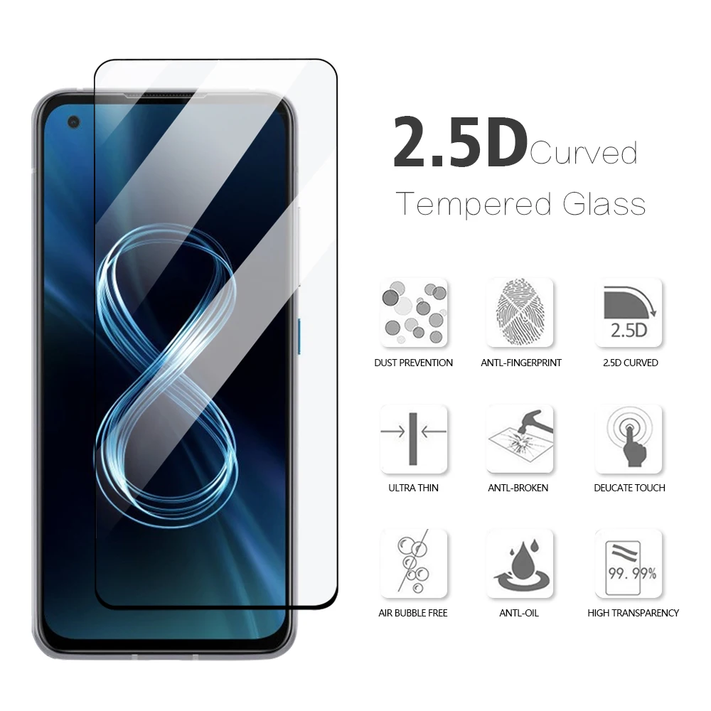 Asus Zenfone 8 Screen Protector Tempered Glass 1