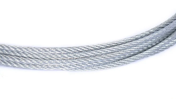 Steel Wire Rope Galvanized 7x7 1.0mm Clothesline Retractable Guy Wire ...