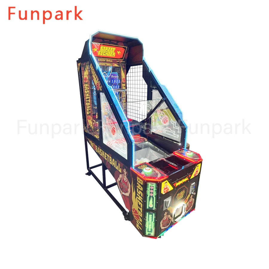 Funpark Factory Price Electronic Basketball Machine Street Arcade Game Coin Operated Games factory