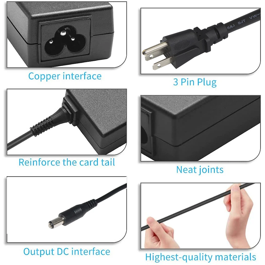 Desktop Style Power Supply AC to DC Adapter: Versatile Voltage and ...