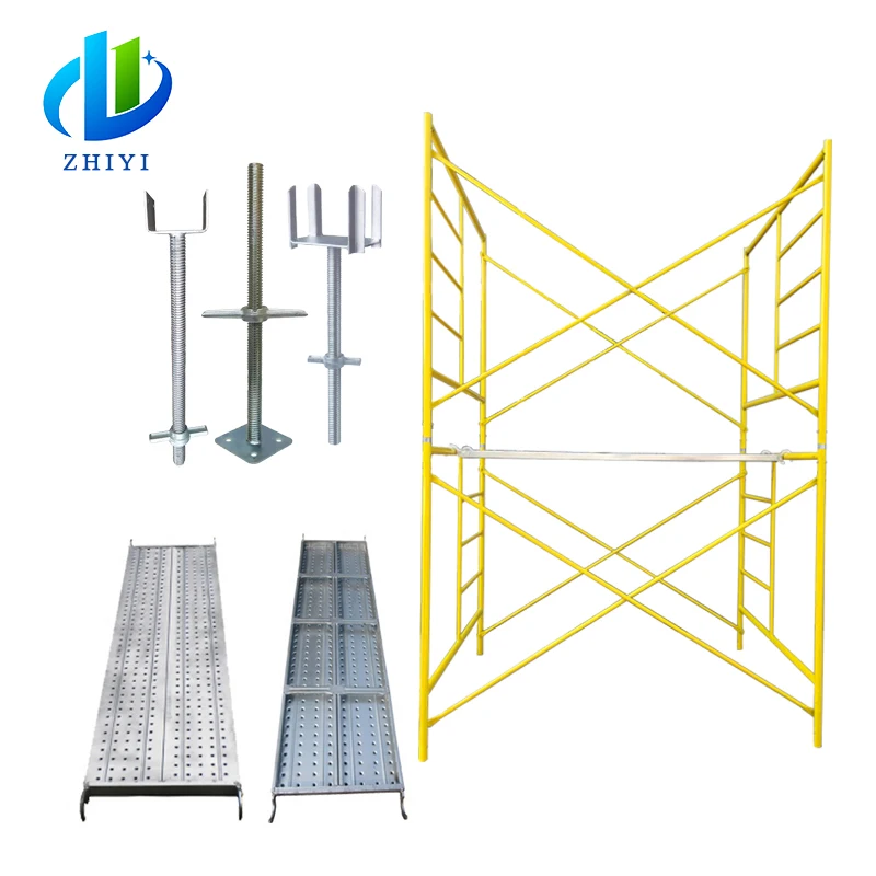 Building Construction Scaffold Material Tools Scaffoldings Ladder Scaffolding Items Parts Telescopic h Beam Jack Used Scaffoldin