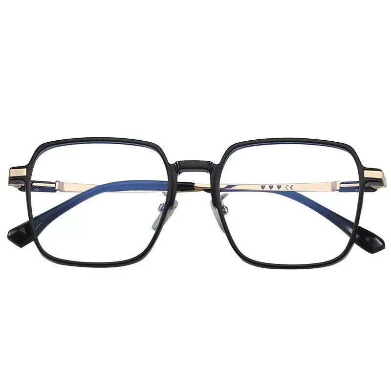 Ultralight Classic Color Changing Lens Anti Blue Light Computer Large Square Photochromic Optical Glasses Eyeglasses Frames
