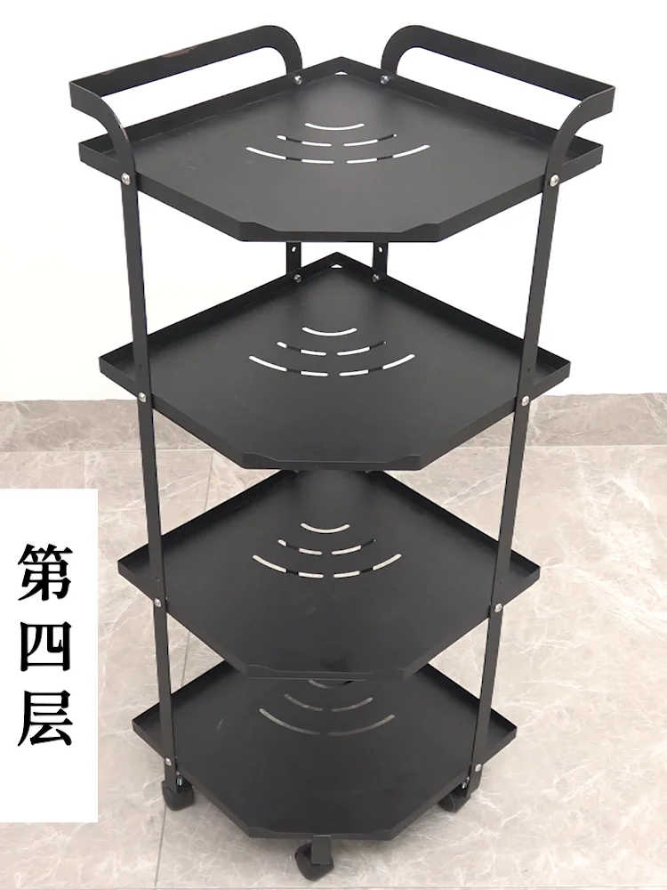 4tier Kitchen Corner Shelf Rack,Spice Bottle Rack Multilayer Pot Rack