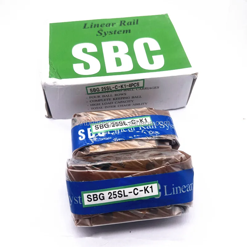 Original Korea Sbc Linear Guide Block Rail Sbg25sll Sbg25sllk1 Sbg