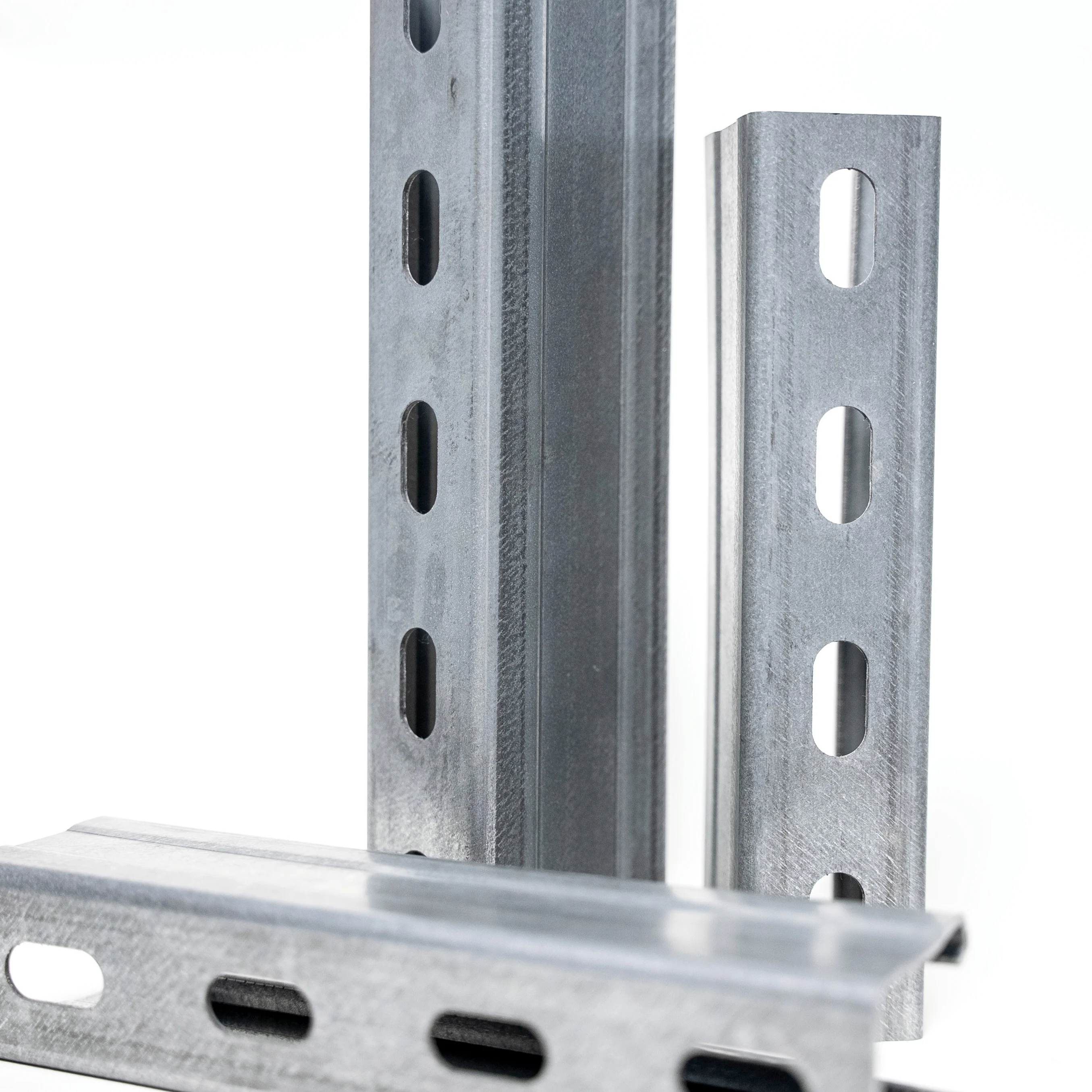 Galvanized U C Channel Steel Strut Slotted Purlin Construction Section Roof Purlin
