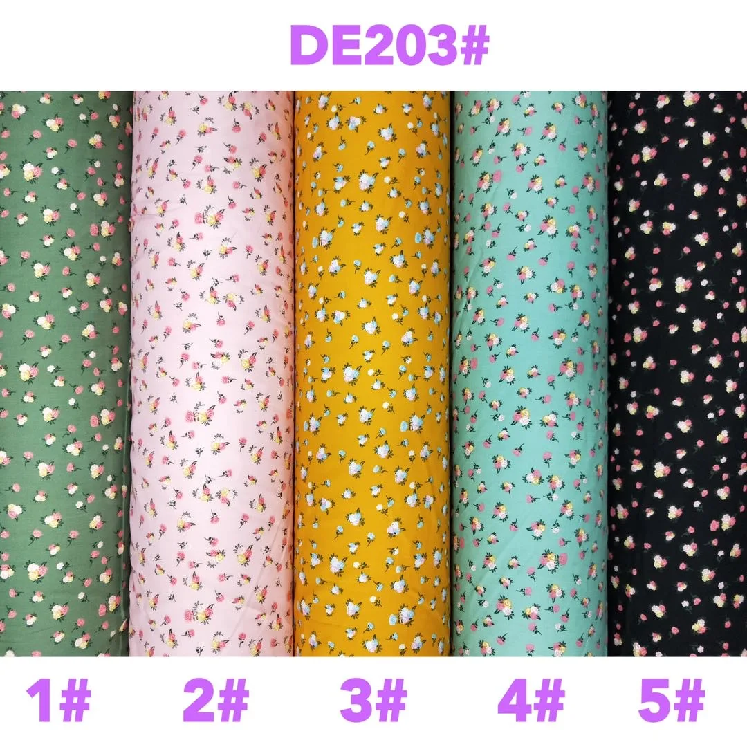 Классический дизайн, вискозная однотонная ткань, ткань с принтом в горошек, 100% вискозная ткань для платья