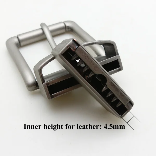 38mm Square Multi-Color Clip Buckles Double-Sides Turning System Reversible Pin Belt Buckle for Webbing Leather Strap